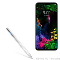 LG G8 ThinQ Stylus Pen, BoxWave [AccuPoint Active Stylus] Electronic Stylus with Ultra Fine Tip for LG G8 ThinQ - Metallic Silver