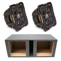 Kicker 11S10L72 Solobaric L7 Subwoofer Dual 10" Vented Sub Enclosure Box New