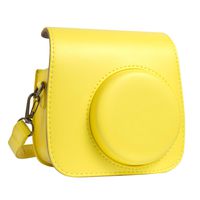 QUEEN3C Mini 9 Camera Case Bag for Fujifilm Instax Mini 9 Mini 8 Mini 8+ Instant Camera. (Yellow)