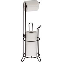 Simple Houseware Bathroom Toilet Tissue Paper Roll Storage Holder Stand, Bronze