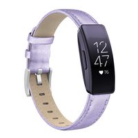 SWEES Compatible with Fitbit Inspire HR Bands/Inspire Band, Classic Leather Wristband Women Men Accessories Bands Compatible with Fitbit Inspire/Inspire HR Fitness Tracker Black Brown