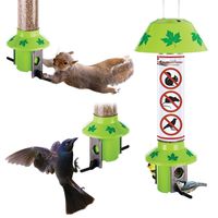 Roamwild PestOff Squirrel Proof Bird Feeder (Green Leaf)