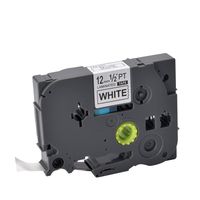 Compatible with PTouch TZ Laminated Label Maker Tapes Replacement for P-Touch TZe-231 TZ231 TZe231 Black on White Tape 12mm x 8m (0.47 Inch x 26.2Feet)