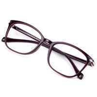 Blue Light Blocking Glasses for Women, Anti Eyestrain, Computer Reading, TV Glasses, Stylish Square Frame, Anti UV, Anti Glare(Red,1.50 Magnification)
