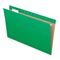Pendaflex Recycled Hanging Folders, Legal Size, Bright Green, 1/5 Cut, 25/BX (81630)