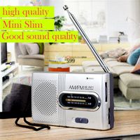 Fabal Mini Portable Pocket AM/FM Telescopic Antenna Battery Powered Radio Receiver