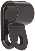 Heavy Duty Nylon Cable Clamp, 0.312" Diameter, 0.5" Width, Black