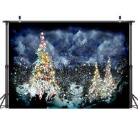 Christmas 3D Backdrops Cloth Photo Studio Vinyl 5x3FT Fireplace Background Photography Studio Hanging Cloth Shower Hanging Curtain (F)
