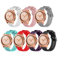 QINICHEN Compatible for Samsung Galaxy Watch (42mm) Bands,20mm Silicone Strap Sports Replacement Wristband for Galaxy Watch 42mm,Women Man