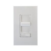 Leviton 71111-W 1000Va 800W, Single-Pole, Renoir Preset Electro-Mechanical Magnetic Low-Voltage Slide Dimmer, Narrow Fin, White