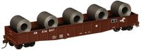 50- 6" Drop End Gondola Car with STEEL COIL LOAD - CONRAIL - HO Scale