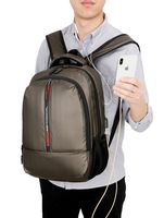 Lightweight School Backpack for Men & Women, Fits 15.6 inch Laptop, Water Resistant Travel Bag, College Backpack with USB Charging Port (Bronze)