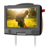Easyget Portable DVD Player Headrest Mount for 7 Inch to 11 Inch Swivel and Flip Style Portable DVD Players - Black - Angle Adjustable and Screen Rotatable