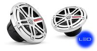 JL Audio MX650-CCX-SG-CLD-B 6-1/2" Marine Cockpit Coaxial Speaker System, Chrome Sports Grilles w/ Blue LED