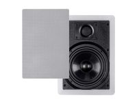 Monoprice 2-Way Polypropylene in-Wall Speakers - 6.5 Inch (Pair) with Paintable Grille - Aria Series