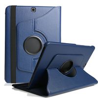 Tab A 10.1 Case Cover,TechCode 360 Degrees Rotating Smart Case Cover for Samsung Galaxy Tab A 10.1 inch Tablet SM-T580 SM-T585(Dark Blue,Tab A 10.1)
