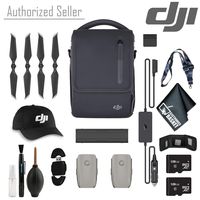 DJI Mavic 2 Fly More Kit Cap & Lanyard + 128GB Micro SD x2 + Intelligent Flight Batteries for Mavic 2 Pro & Zoom and More
