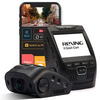 Rexing V1 Wi-Fi Car Dash Cam 2.4" LCD FHD 1080p 170° Wide Angle Dashboard Camera Recorder with G-Sensor, WDR, Loop Recording, Supercapacitor, Mobile App