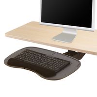 Kensington 60066 Articulating Keyboard Platform With SmartFit System, 30-1/2 x 11-3/4, Dark Gray