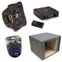 Kicker 11S15L72 Solobaric L7 Subwoofer Single 15" Vented Sub Box & 44KXA4001 Amp