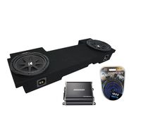 Compatible with 2002-2013 Chevy Avalanche Underseat Kicker Comp C12 Dual 12" Sub Box Enclosure & CXA600.1 Amp (Renewed)