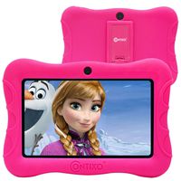 Contixo 7" Kids Tablet V8-3 Learning Toy Android 8.1 Parental Control Tablets 16GB Touchscreen HD Display WiFi Camera 20+ Education Apps Best Gift (Pink)