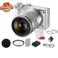 Nikon 1 J5 Mirrorless Digital Camera Kit with 10-100mm Lens | Full HD 1080p/60 Video| Bundle with Carrying Case + UV Filter + More- International Model with 2 Year Warranty