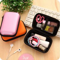 HSada Travel Gadget Organizer Universal Travel Case for Small Electronics and Accessories - Portable EVA Shockproof Bag for Data Cable,Headphone - Multifunction Toiletry Bag Cosmetic Pouch