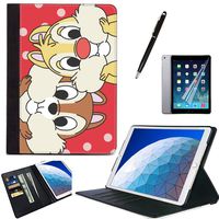 LJX iPad 2 3 4 Case Cover Mickey Mouse PU Leather Wallet Kickstand Flip Cover Card Slots Protection Flip Shockproof Heavy Duty Shell for Apple iPad 2th/3th/4th Generation#B