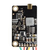 Wolfwhoop Q3-Pro-Micro 5.8GHz 0.01/25/200/600mW Switchable FPV Video Transmitter with Solder Pads Support 5V/12V Output for Camera and Smart Audio
