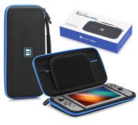 Carrying Case Compatible with Nintendo Switch Protective Travel Hard Switch Case with 8 Game Cartridges Slots Holder