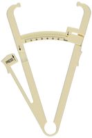 Acczilla Personal Body Fat Tester Kit - Includes Fat Caliper and Measure Chart