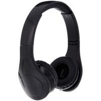 AmazonBasics Volume Limited Wired Over-Ear Headphones for Kids with Two Ports for Sharing, Black