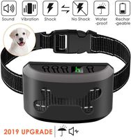 Bark Collar, 2019 Upgrade Version, Harmless Bark Collar for Small Medium Large Dog, Rechargeable Anti bark Collar, Beep Vibration and No Harm Shock Smart Detection Module