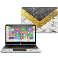 Mightyskins Skin Compatible with Hp Pavilion X360 14" (2017) - Modern Marble | Protective, Durable, and Unique Vinyl Decal Wrap Cover | Easy to Apply, Remove, and Change Styles | Made in The USA