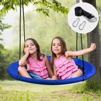 WONDERVIEW Tree Swing, Outdoor Swing with Hanging Strap Kit, 40 Inch Diameter 600lb Weight Capacity, Great for Playground Swing, Backyard and Playroom...