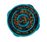 Dog Games Outward Hound Fun Feeder Mini Drop Teal