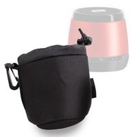 DURAGADGET Small Jet Black Neoprene Pouch Case - Compatible with JAM Classic HX-P230 Bluetooth Wireless Speaker