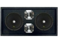 Loaded 1300W Speaker Pod Box: 2 x 8" Midrange Bullet Speakers & 2 x 1.5" Tweeters