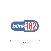 (TK-239) Blink-182 - Waterproof Vinyl Sticker for Laptops Tablets Cars Motocycles Bicycle Skateboard Luggage Or Any Flat Surface (5")