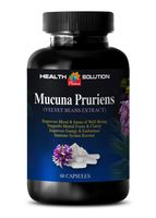 Male Enhancing Pills Stamina - MUCUNA PRURIENS - Velvet Beans Extract - mucuna pruriens Velvet Bean - 1 Bottle 60 Capsules
