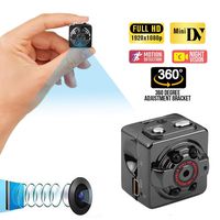 Mini Spy Hidden Camera,1080P Portable Metal Housing HD Nanny Cam with Night Vision and Motion Detective,Perfect Indoor Covert Security Camera for Home and Office