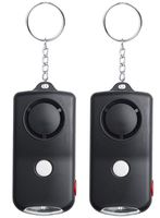 Personal Alarm Keychain - 130dB Self Defense SOS Emergency Alarm，Security Self Defense Electronic Device with LED Flashlight for Elderly Kids Student Women Teen Girls Night Workers
