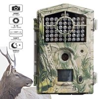 Hunting Trail Camera,2" LCD Game Camera 30MP 1080P Waterproof Scouting Camera for Wildlife Monitoring with 850nm Low Glow Visible IR Up to 100ft Detection Range Night Vision Trail Camera for Hunting