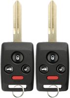 KeylessOption Keyless Entry Remote Car Key Fob Uncut Ignition Transponder For Subaru Outback, Legacy CWTWBU745 (Pack of 2)