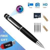Spy Pen Camera-Hidden Camera 1080P HD Portable Mini Camcorder with Photo Taking Loop Recording Surveillance DVR Camera with 32GB SD Micro Card and 5 Ink Refills
