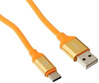 Cellet USB Type C Data Sync and Charge Cable Charger Compatible with Samsung Galaxy S10 S9 S8 Google Pixel Galaxy Note 10 9 8 Ipad Pro 11-Inch/ 12.9-inch MacBook Retina 12-Inch/ 13-Inch/Pro -Orange