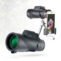 Gift&Love Monocular Telescope 12x50 High Power Prism Monocular&HD Vision, Waterproof Monocular Scope with Compact Tripod,BAK4 Prism Monoculars, Compatible to Any Smartphone, Best for Outside Adventur
