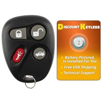 Discount Keyless Replacement Key Fob Car Remote Compatible with KOBLEAR1XT, 25695954, 25695955