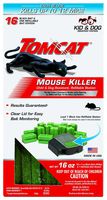 Tomcat Mouse Killer Refillable Station for Indoor/Outdoor Use - Child and Dog Resistant (1 Station with 16 Baits)